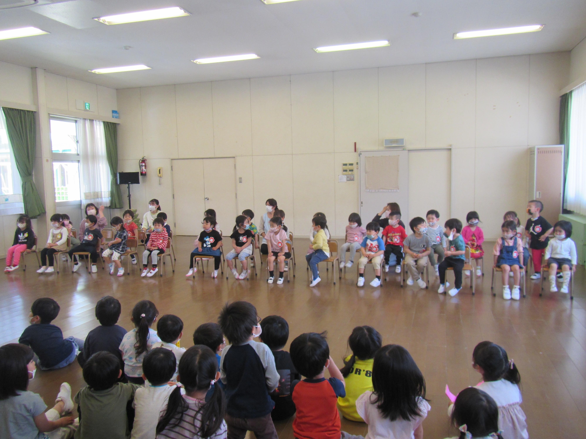 松葉幼稚園へようこそ！はじめましての会をしました